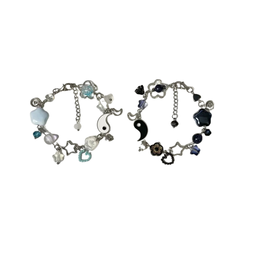 SatoSugu Matching Bracelets - JJK Bracelets - Anime Bracelets - Charm Bracelets - Yin and Yang Bracelets