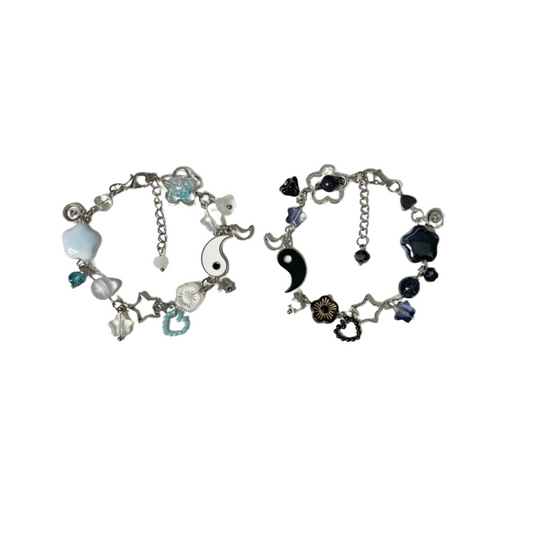SatoSugu Matching Bracelets - JJK Bracelets - Anime Bracelets - Charm Bracelets - Yin and Yang Bracelets
