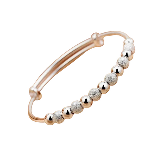 Charms 925 Silver-Color Luxury Beads Bracelets Bangles Cute For Women Fashion Party Wedding Jewelry Adjustable