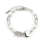 steel bracelet For Women stainless bracelets Heart Pendant Bracelets Fashion Chain Bracelets women Thick Bracelet Jewelry Gift