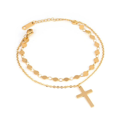 steel bracelet For Women stainless bracelets Heart Pendant Bracelets Fashion Chain Bracelets women Thick Bracelet Jewelry Gift