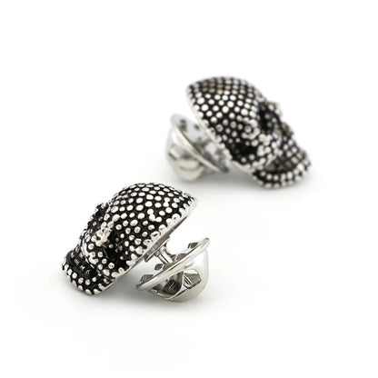 New Arrival Skull Design Lapel Pin Brooches Men's Suit Dress Studs Brooches Collar Party Engagement
