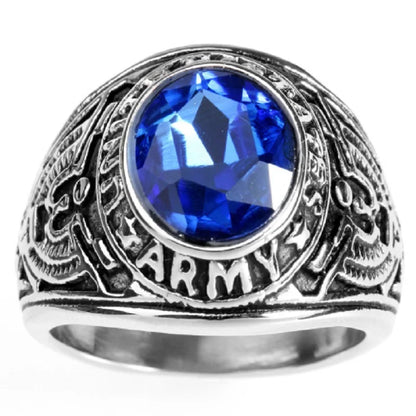Casting titanium steel ring The memorial Ring United States Army Ring