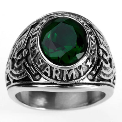 Casting titanium steel ring The memorial Ring United States Army Ring