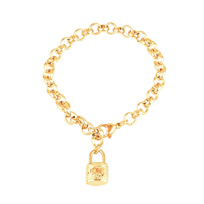 steel bracelet For Women stainless bracelets Heart Pendant Bracelets Fashion Chain Bracelets women Thick Bracelet Jewelry Gift