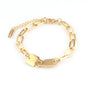 steel bracelet For Women stainless bracelets Heart Pendant Bracelets Fashion Chain Bracelets women Thick Bracelet Jewelry Gift
