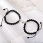 2Pcs Magnet Heart Hand Made Bead Bracelets Lover Bracelets Couple Bracelets