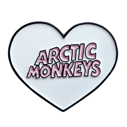 Monkeys Rock Band Artic Brooches Badges Metal Enamel Lapel Pins Brooches Jewelry Accessories