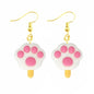 Earrings For Women Girls Cute Foods Hamburg Pizza Chicken Leg Candy Bottle Handmade Candy Kids Funny Resin