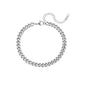 Cuban Chain Anklets 18K Gold Plated Punk Different Width Waterproof Anklets for Women Jewelry Accessories