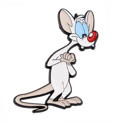 Cartoon Mouse Brooches for Women Cute Enamel Pins Badges Lapel Pins for Backpack Animal Jewelry Clothing Accessories Kids Gifts