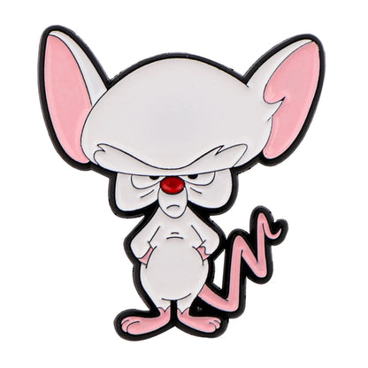 Cartoon Mouse Brooches for Women Cute Enamel Pins Badges Lapel Pins for Backpack Animal Jewelry Clothing Accessories Kids Gifts