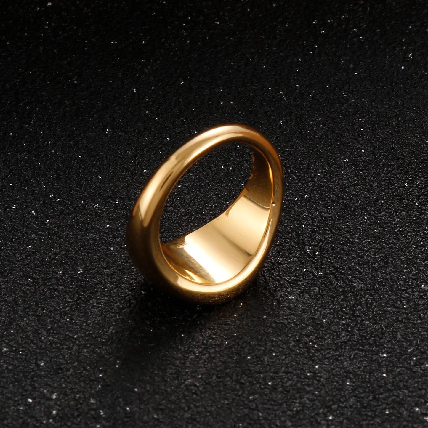Signet Ring Stainless Steel Ring Classic Hipster Unisex Square Signet Ring Pinky Finger Ring Mens Small Signet Ring