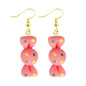 Earrings For Women Girls Cute Foods Hamburg Pizza Chicken Leg Candy Bottle Handmade Candy Kids Funny Resin