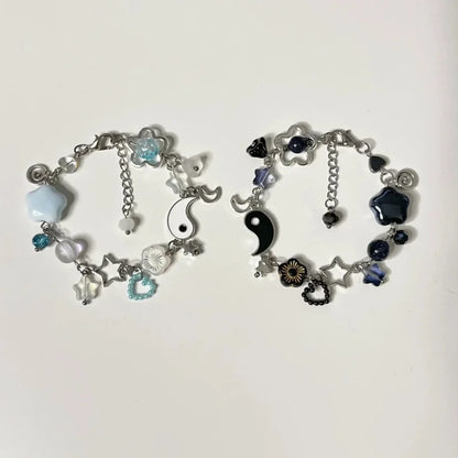 SatoSugu Matching Bracelets - JJK Bracelets - Anime Bracelets - Charm Bracelets - Yin and Yang Bracelets