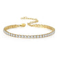 Dainty Anklets for Women Girls Layered Heart CZ Bead Initial Anklets 14K Gold Plated Waterproof Summer Beach Jewelry