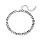 Cuban Chain Anklets 18K Gold Plated Punk Different Width Waterproof Anklets for Women Jewelry Accessories