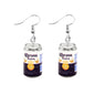 Earrings For Women Girls Cute Foods Hamburg Pizza Chicken Leg Candy Bottle Handmade Candy Kids Funny Resin