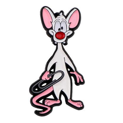 Cartoon Mouse Brooches for Women Cute Enamel Pins Badges Lapel Pins for Backpack Animal Jewelry Clothing Accessories Kids Gifts