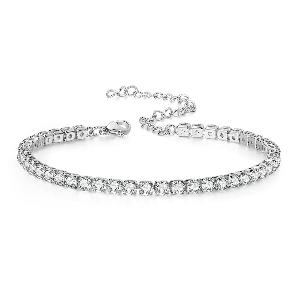 Dainty Anklets for Women Girls Layered Heart CZ Bead Initial Anklets 14K Gold Plated Waterproof Summer Beach Jewelry