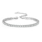 Dainty Anklets for Women Girls Layered Heart CZ Bead Initial Anklets 14K Gold Plated Waterproof Summer Beach Jewelry