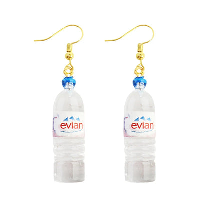 Earrings For Women Girls Cute Foods Hamburg Pizza Chicken Leg Candy Bottle Handmade Candy Kids Funny Resin