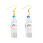 Earrings For Women Girls Cute Foods Hamburg Pizza Chicken Leg Candy Bottle Handmade Candy Kids Funny Resin
